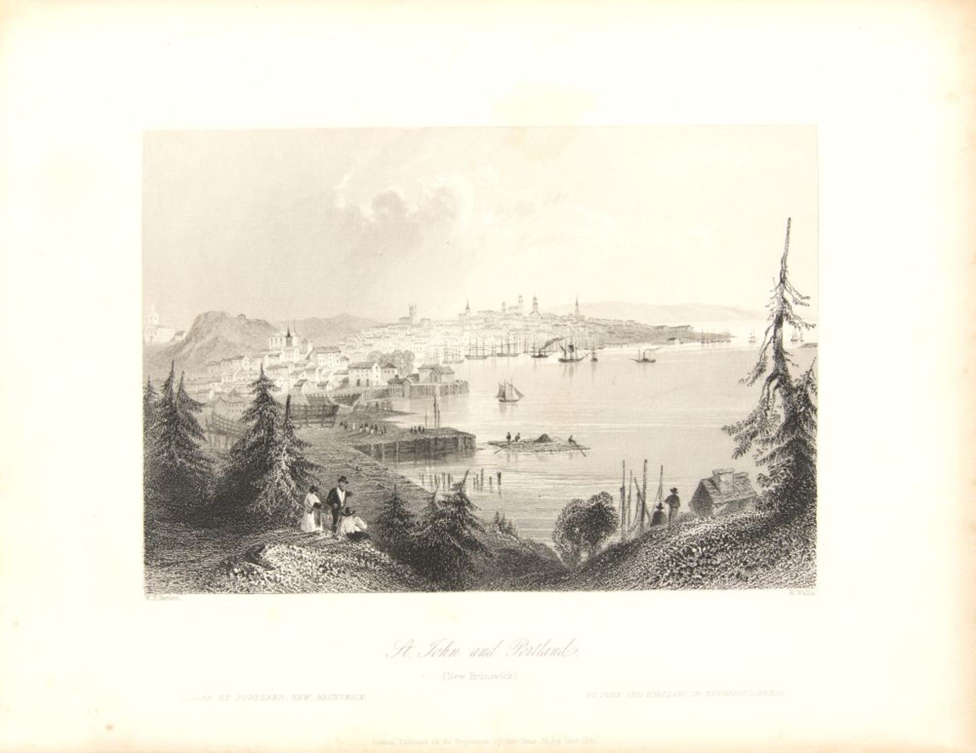 N. P. Willis, Canadian Scenery. 2 Bde. Ldn 1842. - Bild 4 aus 5
