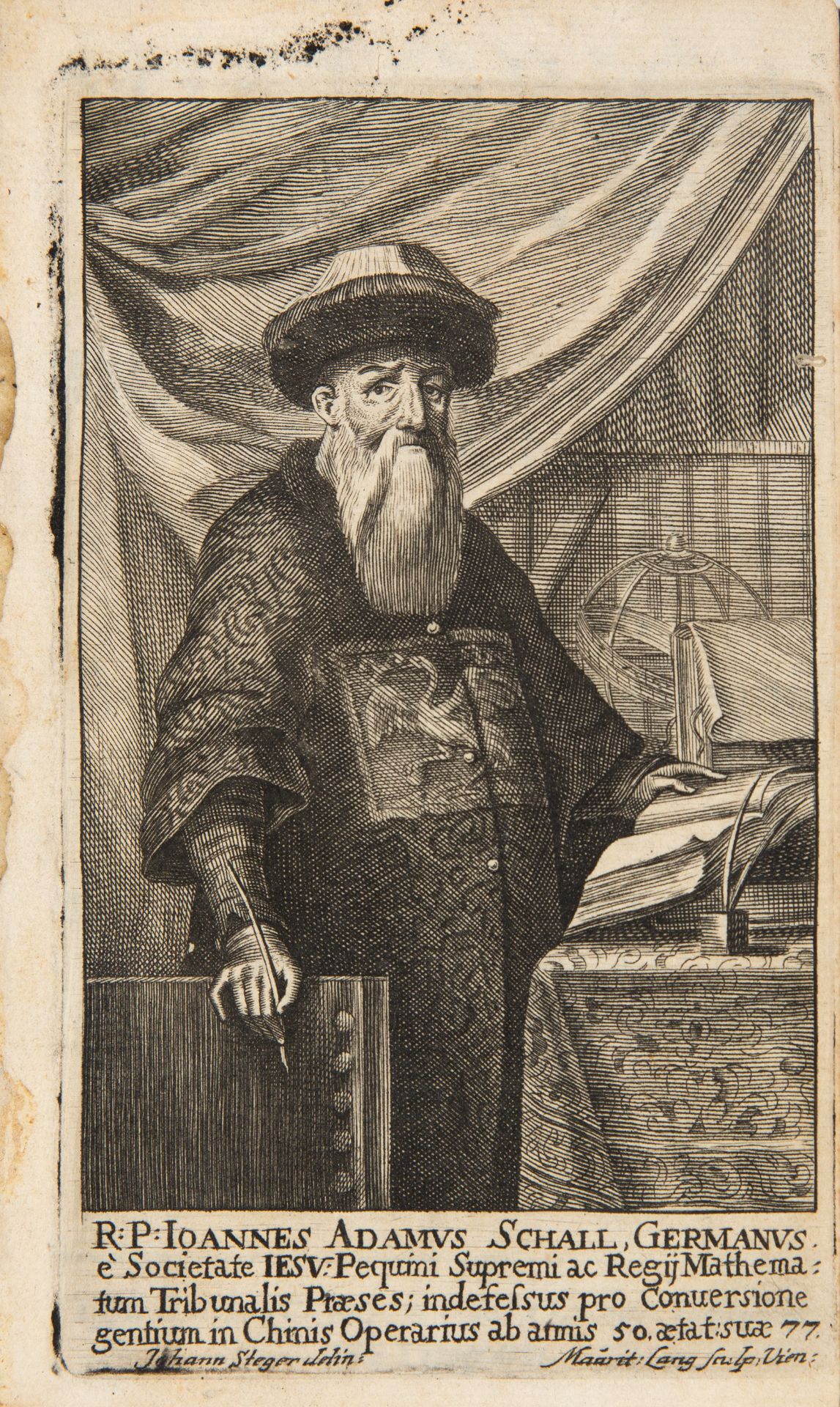 J. Foresi, Historica narratio ... ex litteris J. A. Schall ... Wien 1665.