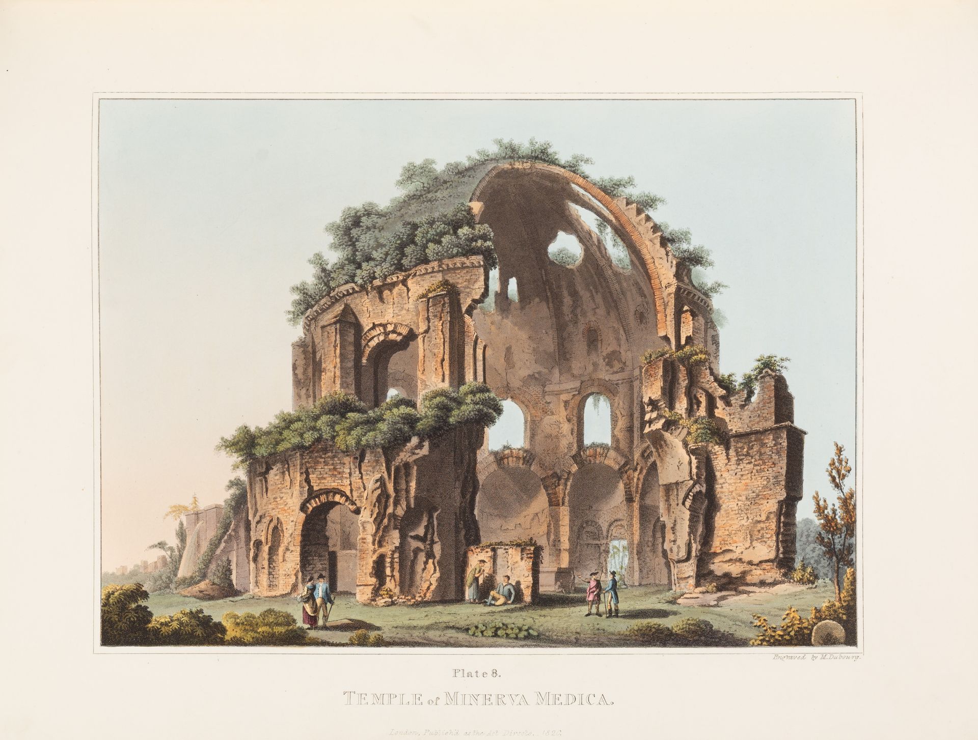 M. Dubourg: Views of Rome. London 1844. - Bild 2 aus 5