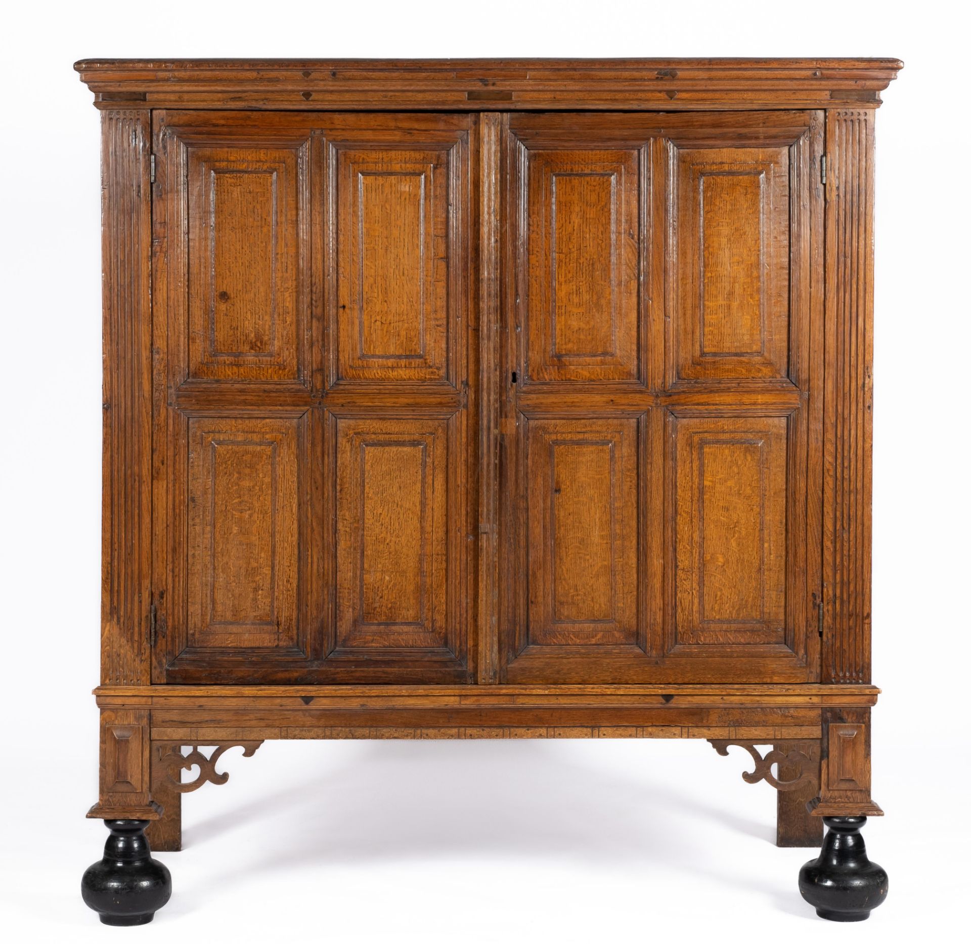 A Dutch oak cupboard - Image 2 of 3