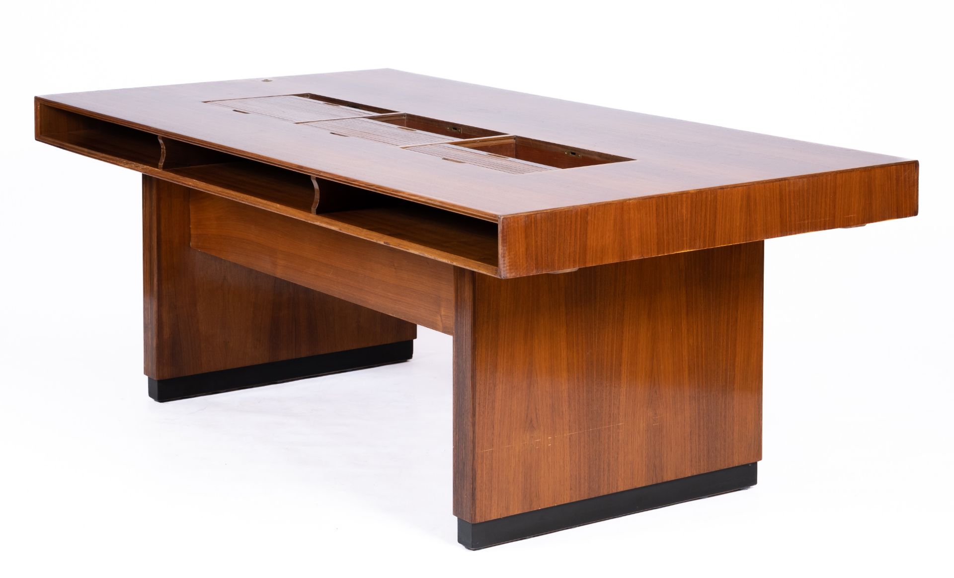 Clausen & Maerus for Eden, a teak executive desk - Image 3 of 5