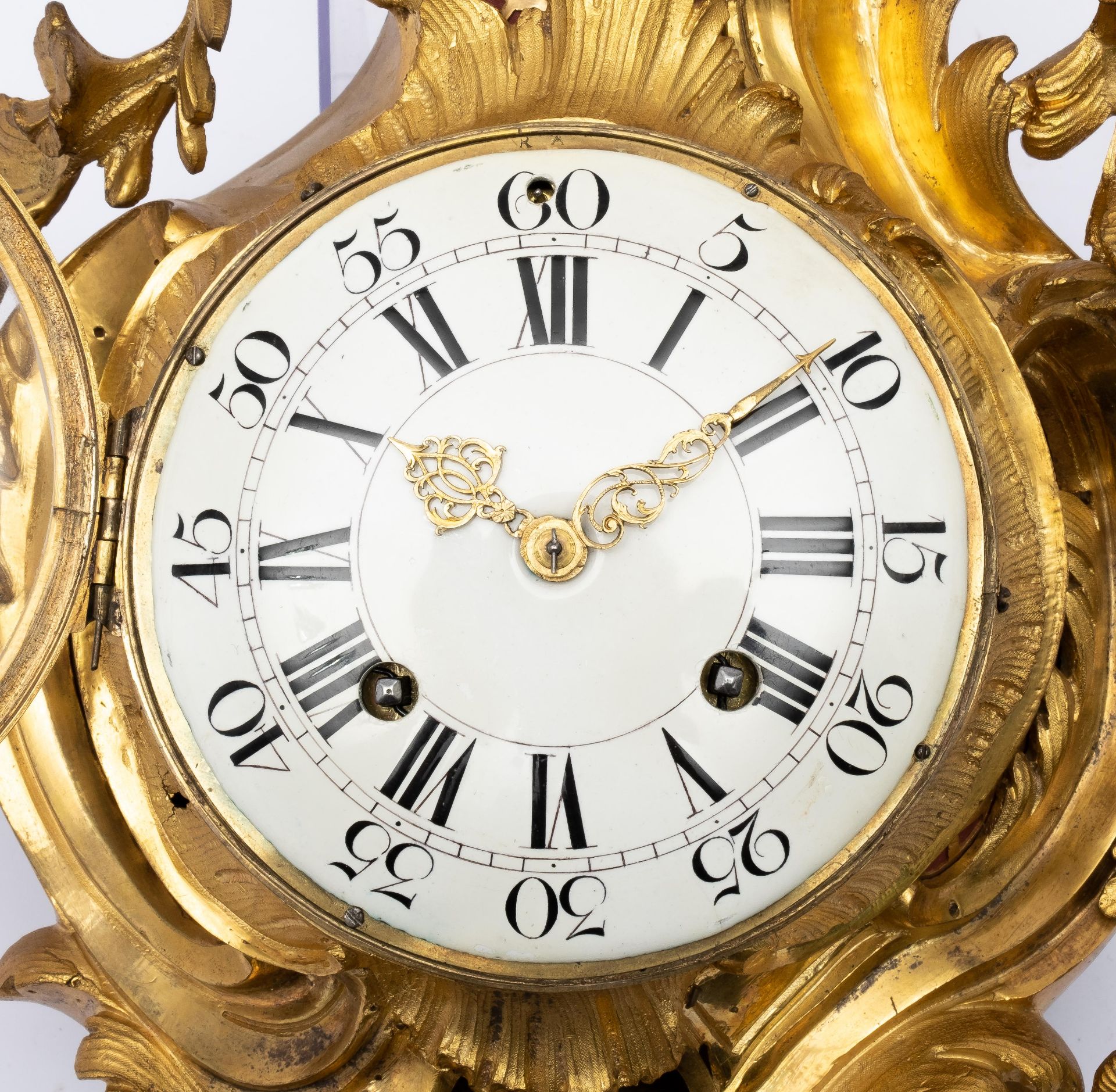 A Swiss ormolu cartel clock - Bild 3 aus 5