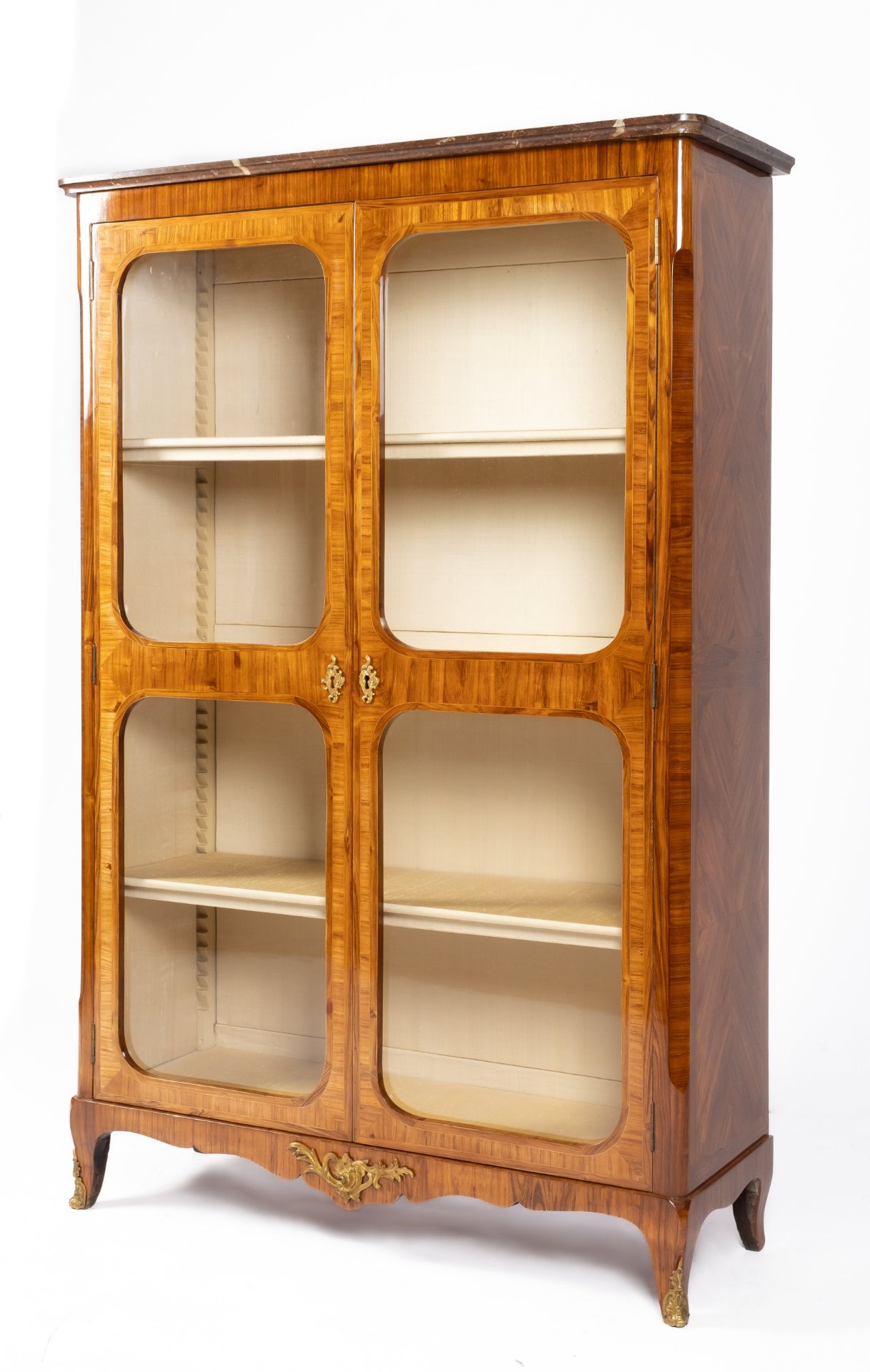 A Transition ormolu-mounted tulipwood bookcase - Image 3 of 5