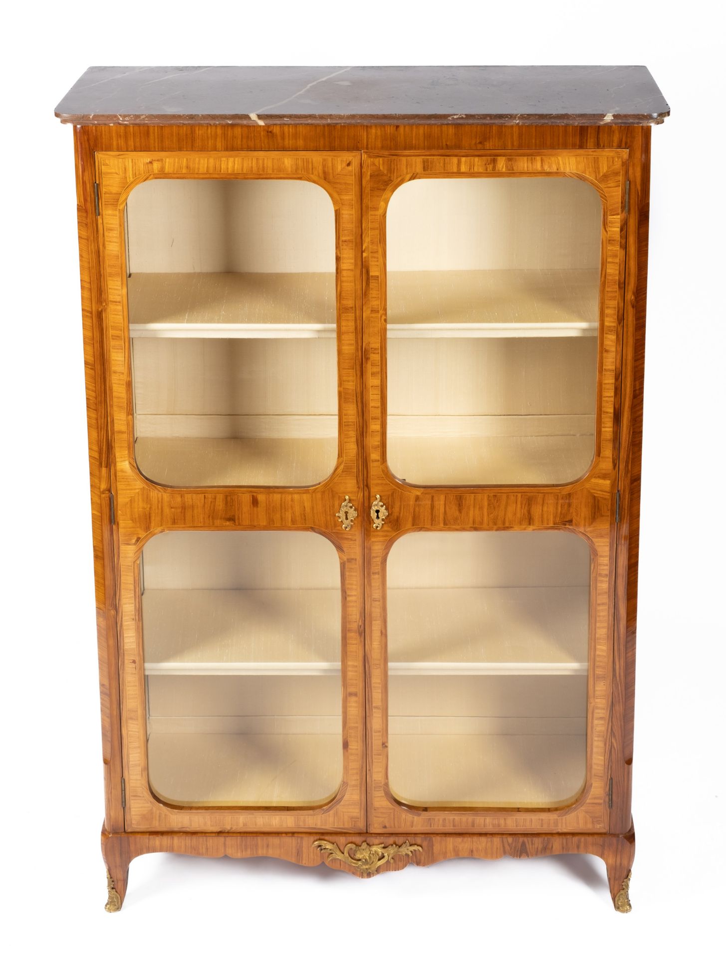 A Transition ormolu-mounted tulipwood bookcase - Image 4 of 5