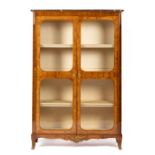 A Transition ormolu-mounted tulipwood bookcase