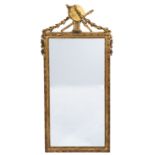 A Dutch carved giltwood mirror