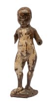 A Mechelen carved wooden figure of the Christ child