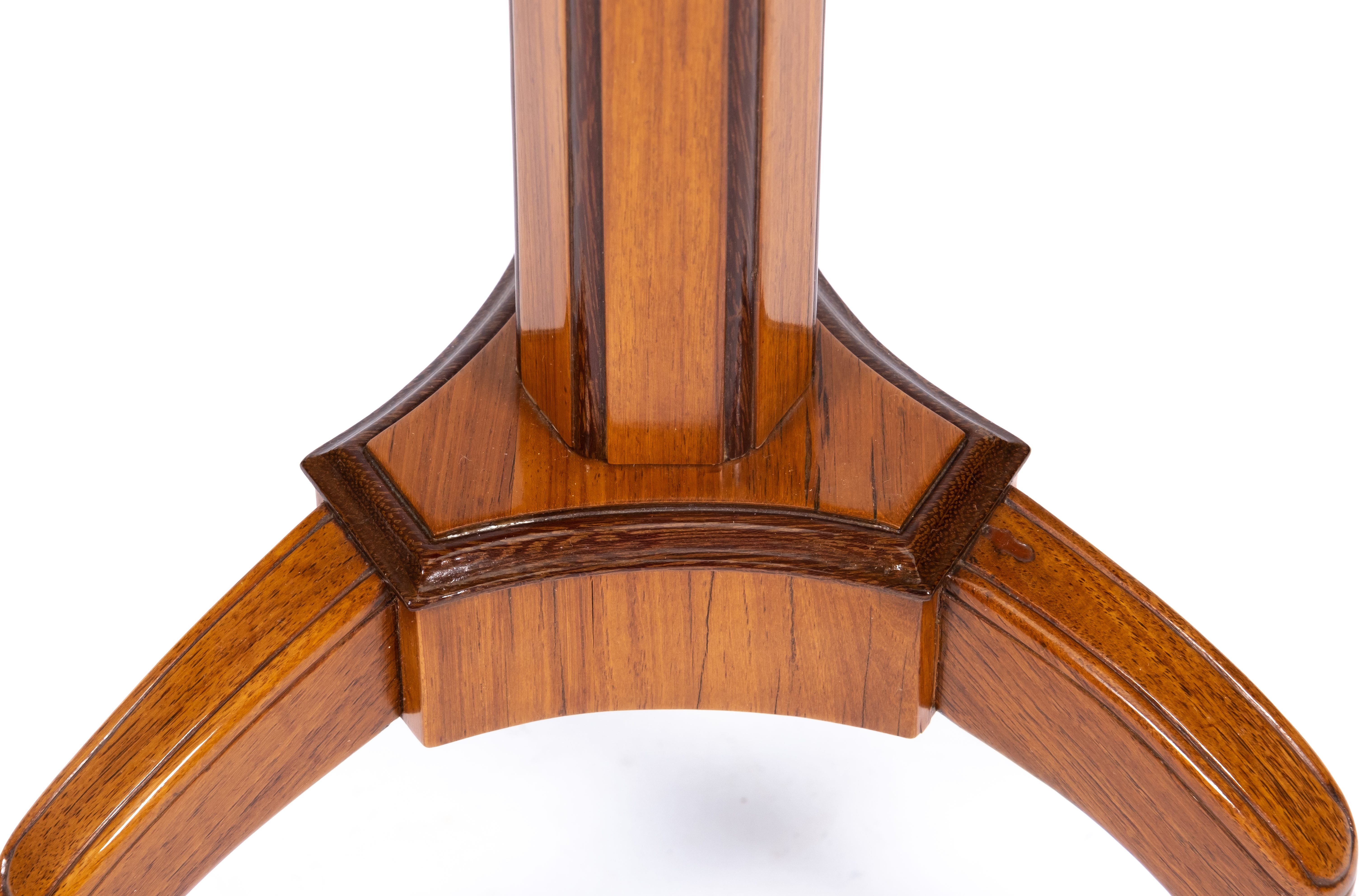 A Louis XVI tulipwood and amaranth gueridon - Image 7 of 7