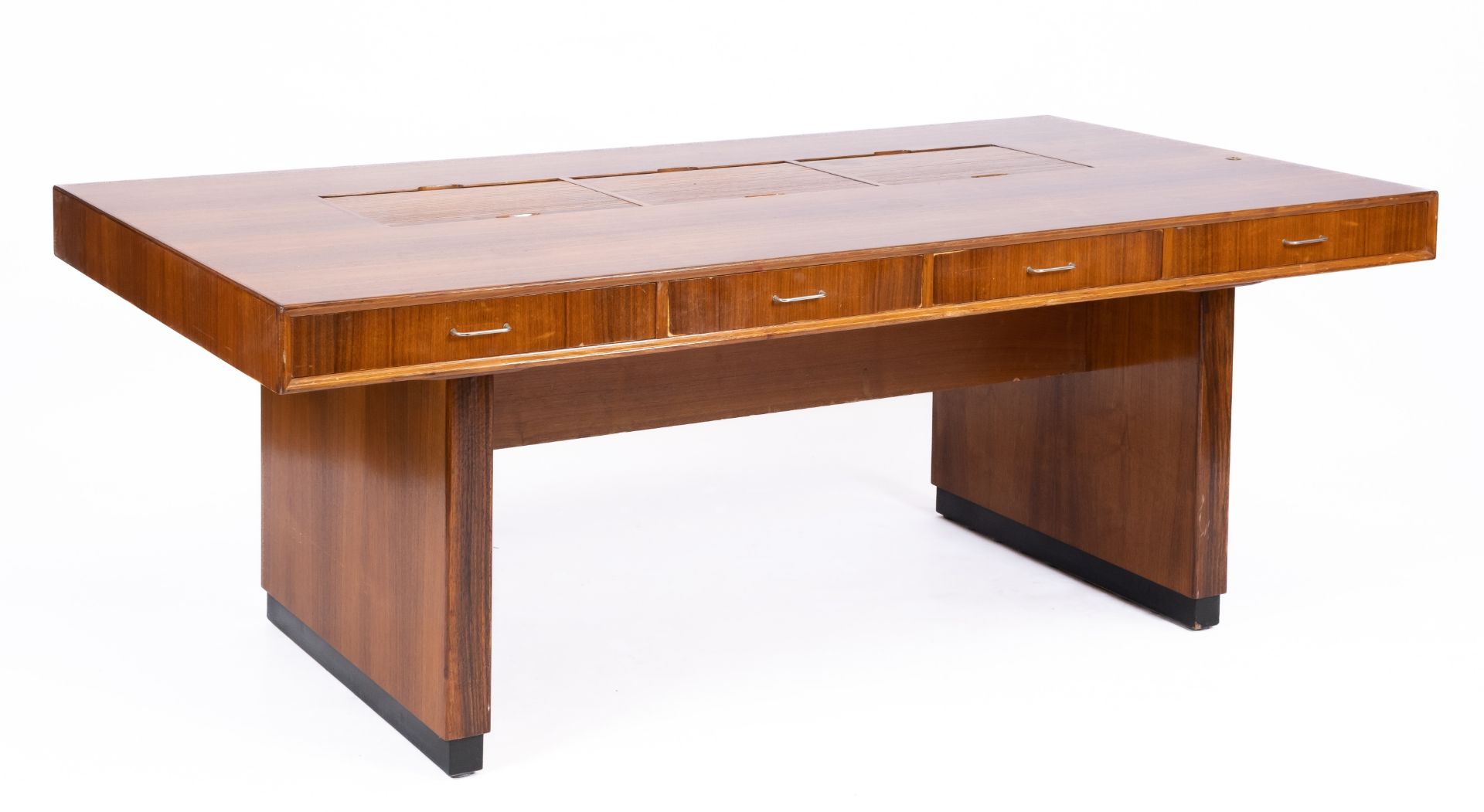 Clausen & Maerus for Eden, a teak executive desk - Image 4 of 5