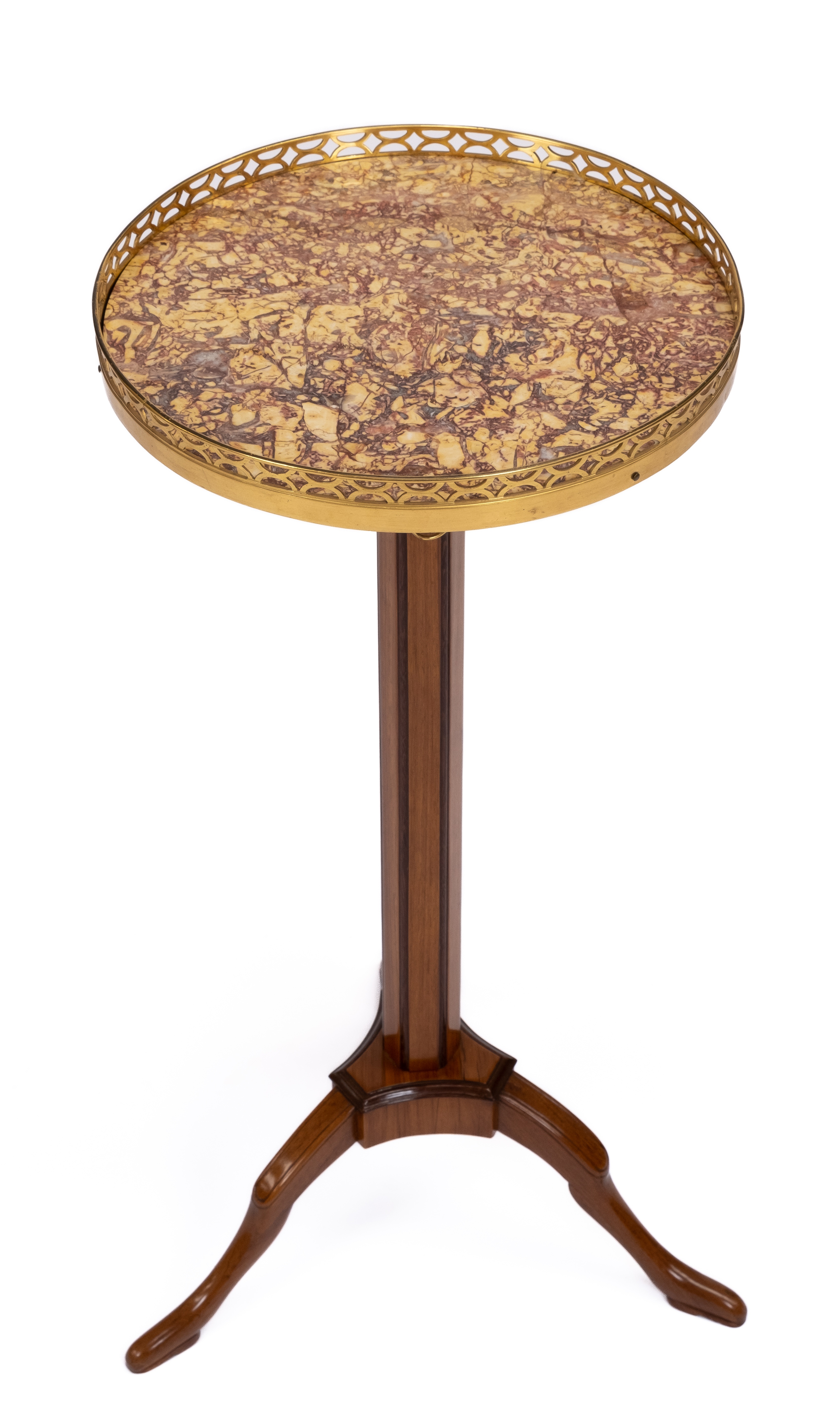 A Louis XVI tulipwood and amaranth gueridon - Image 4 of 7