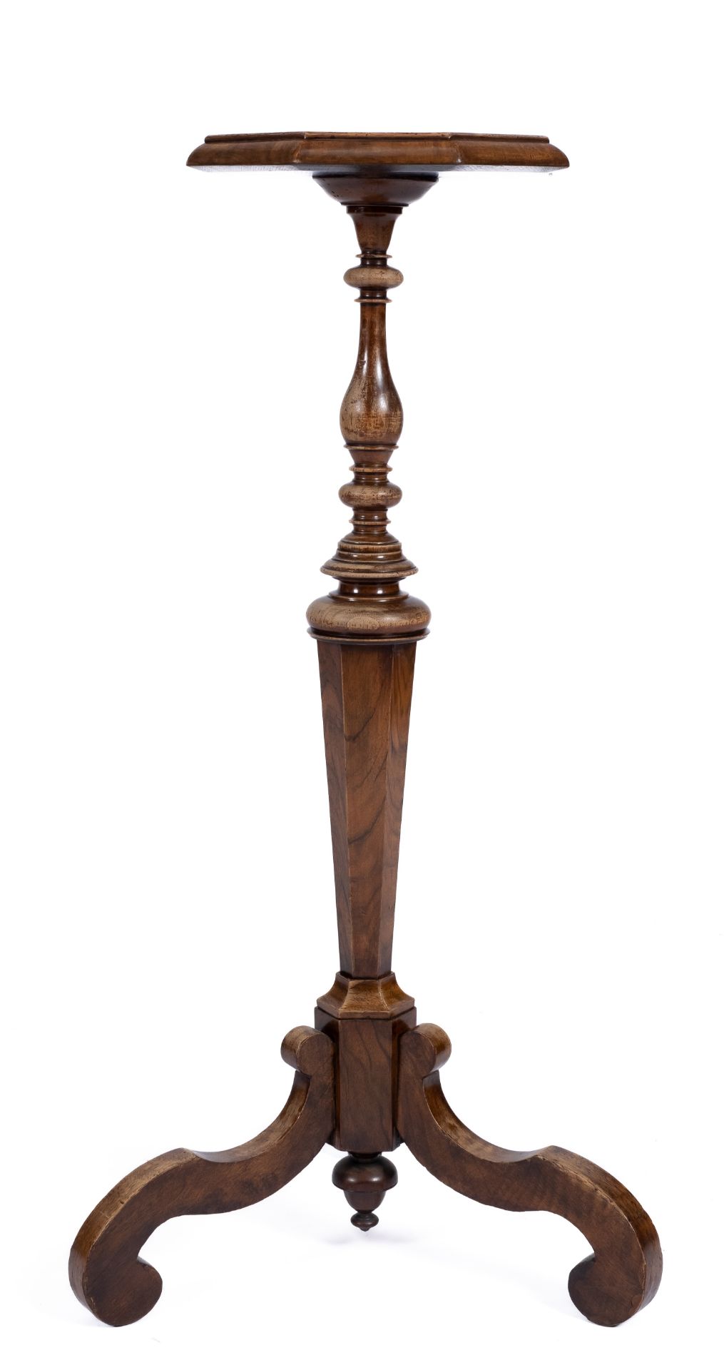 A pair of Dutch burr-walnut stands - Image 5 of 5