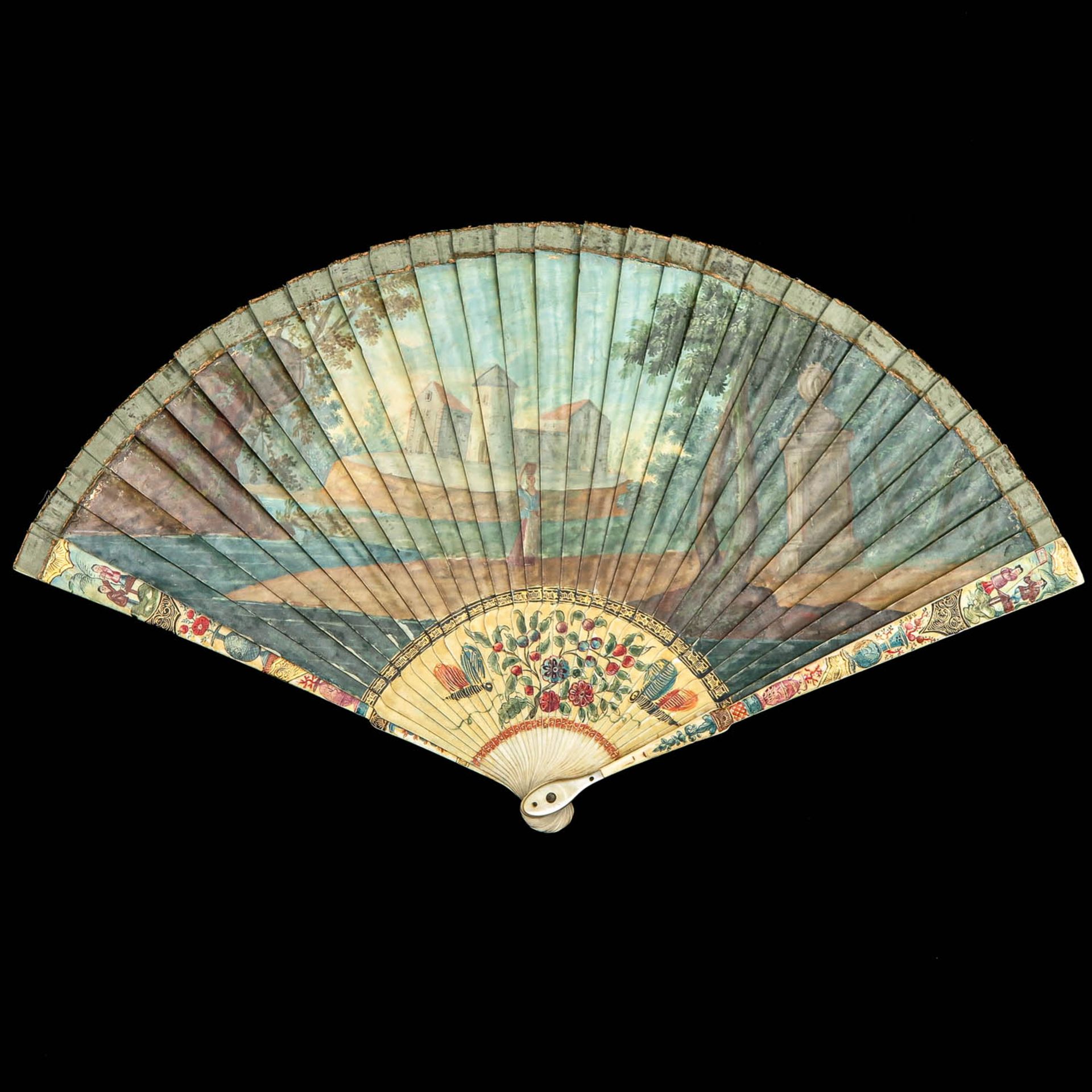 An 18th Century Dutch Fan - Bild 2 aus 2