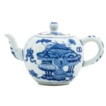 A Blue and White Teapot