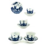 A Collection of Cups and Saucers