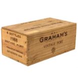 A Crate of 6 Bottles of Graham's Port