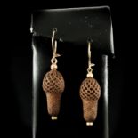 A Very Rare Pair of 19th Century Mourning Jewelry Bells