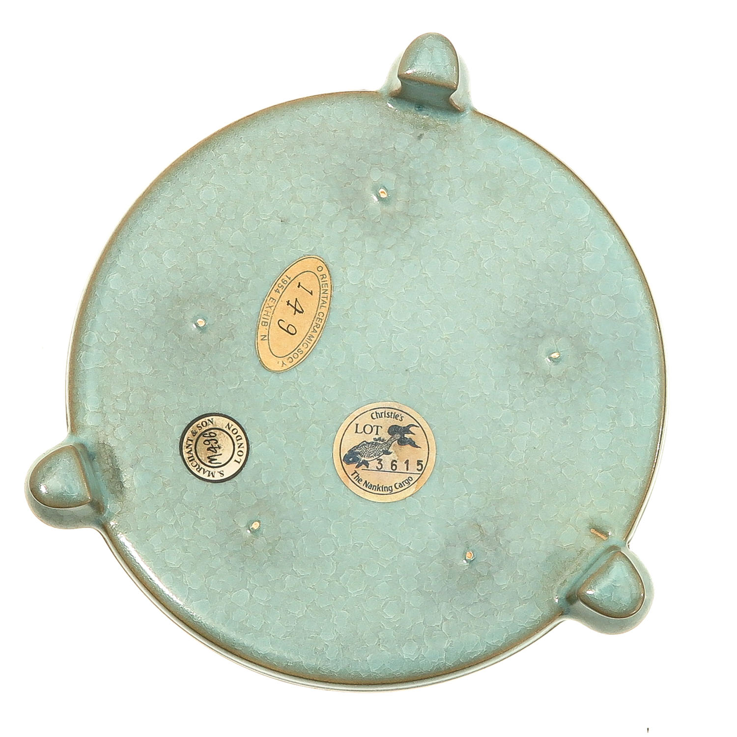 A Celadon Tripod Censer - Image 6 of 9