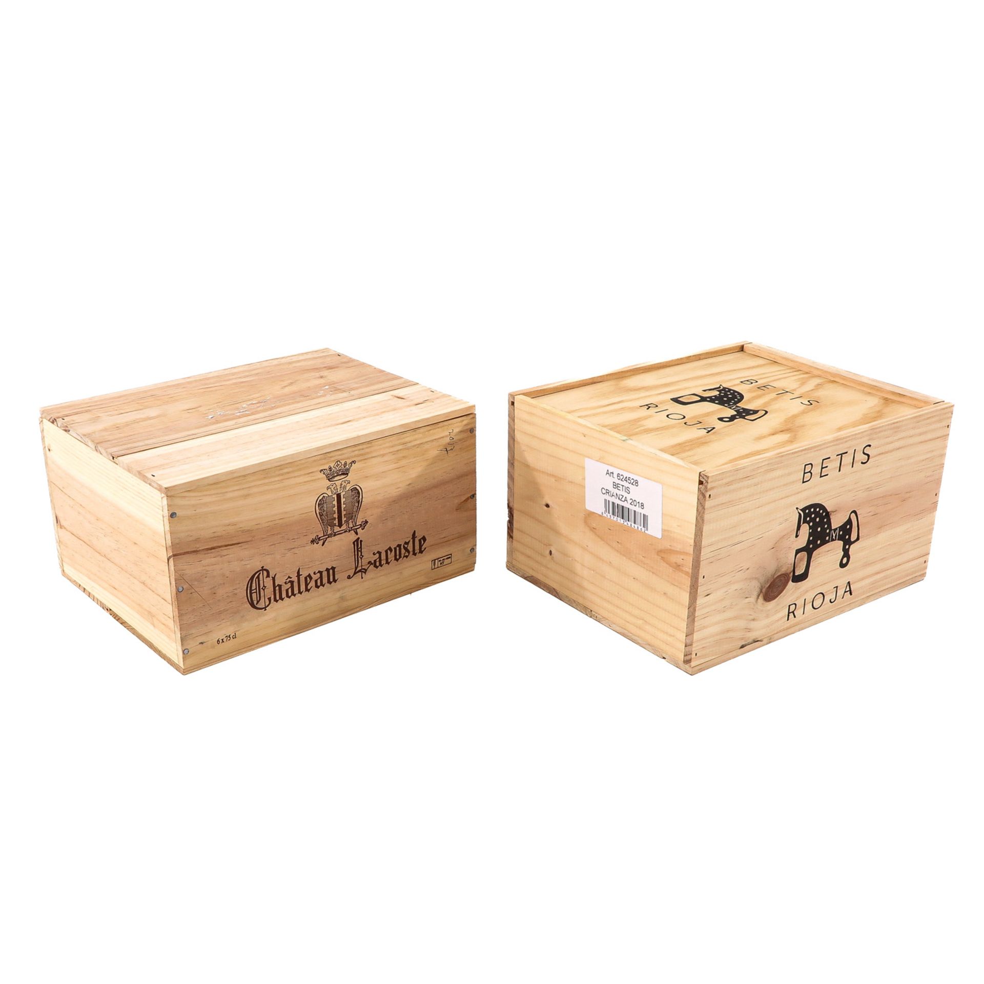 A Collection of 2 Crates of Wine