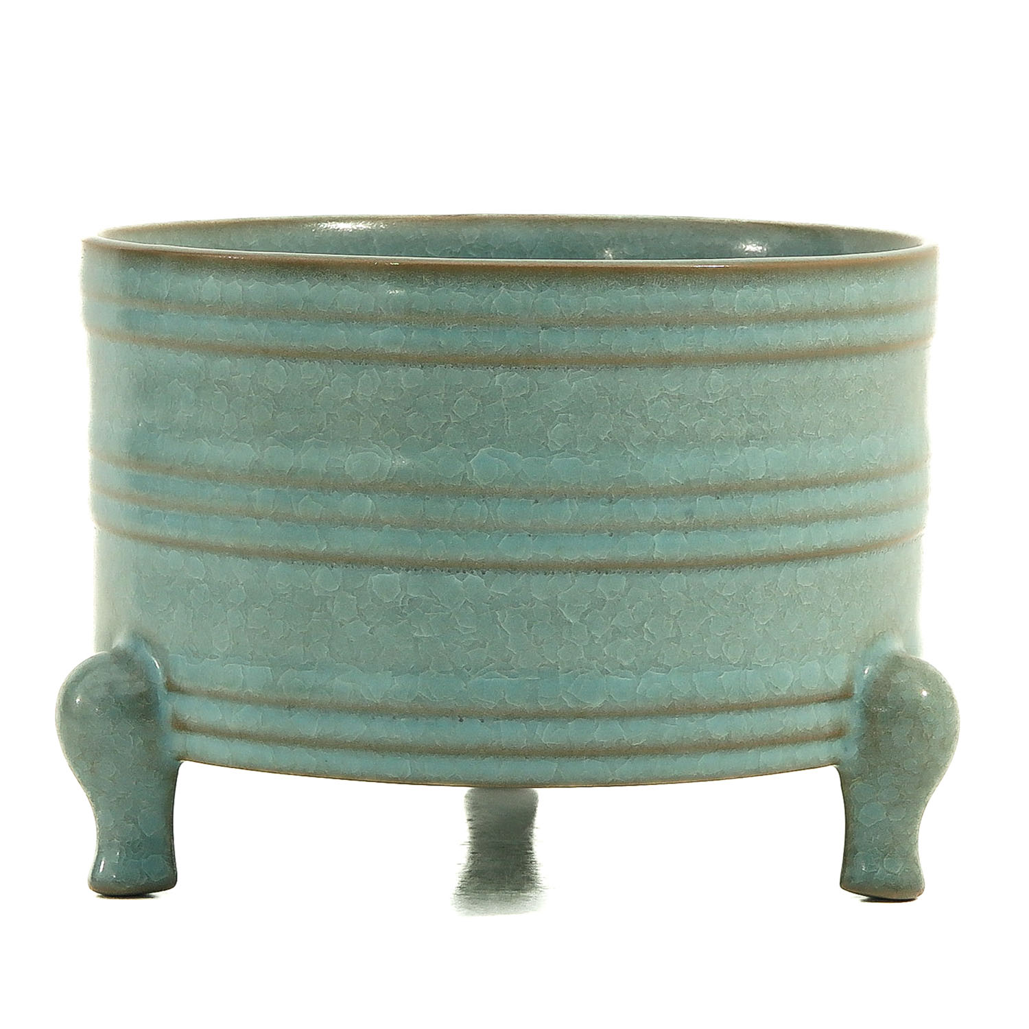 A Celadon Tripod Censer