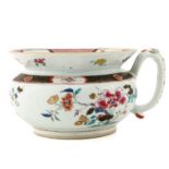 A Famille Rose Chamber Pot