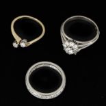 A Collection of 3 Ladies Rings