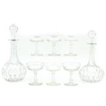 A Collection of 19th Century Crystal