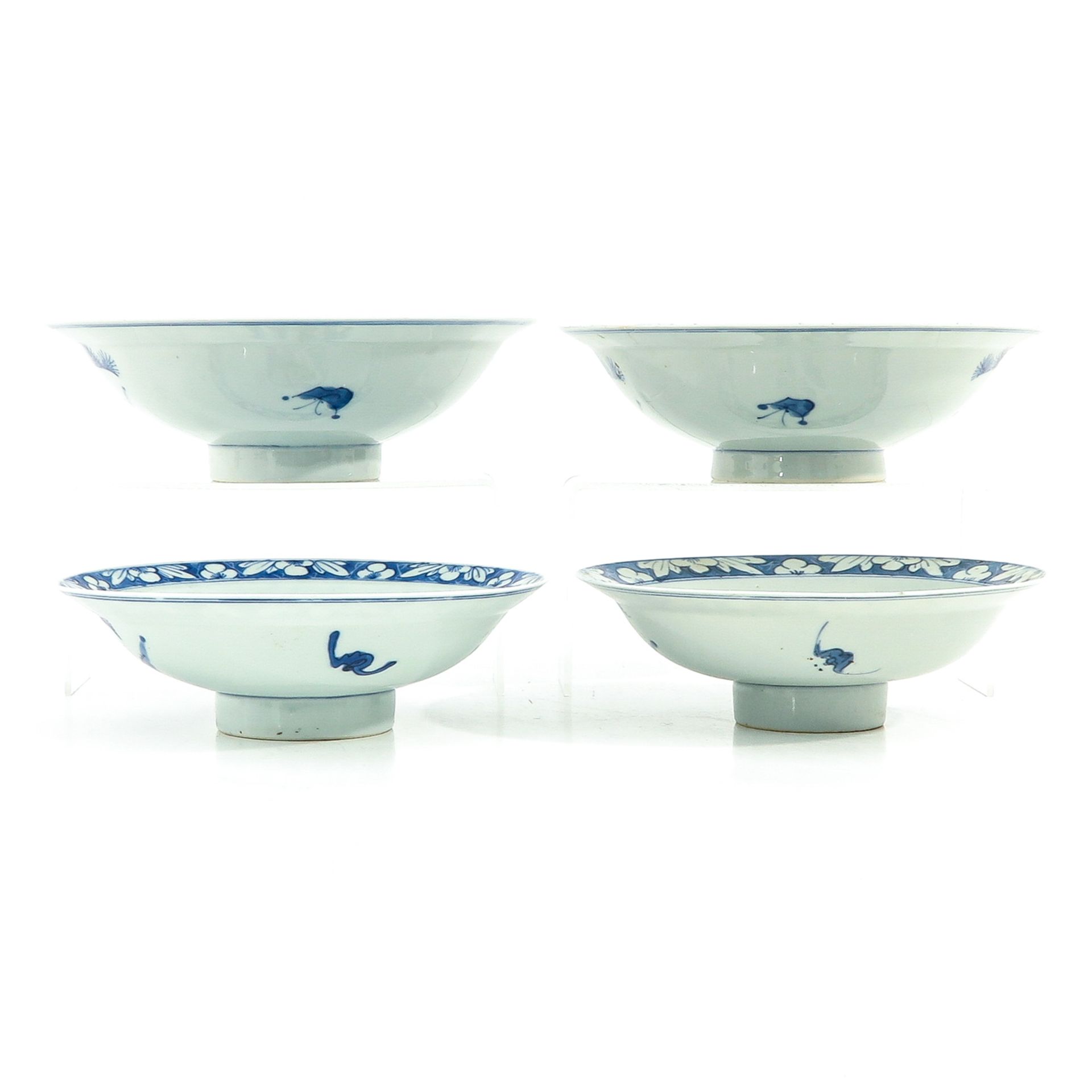 A Series of 4 Blue and White Bowls - Image 3 of 10