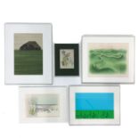 A Collection of 5 Framed Works