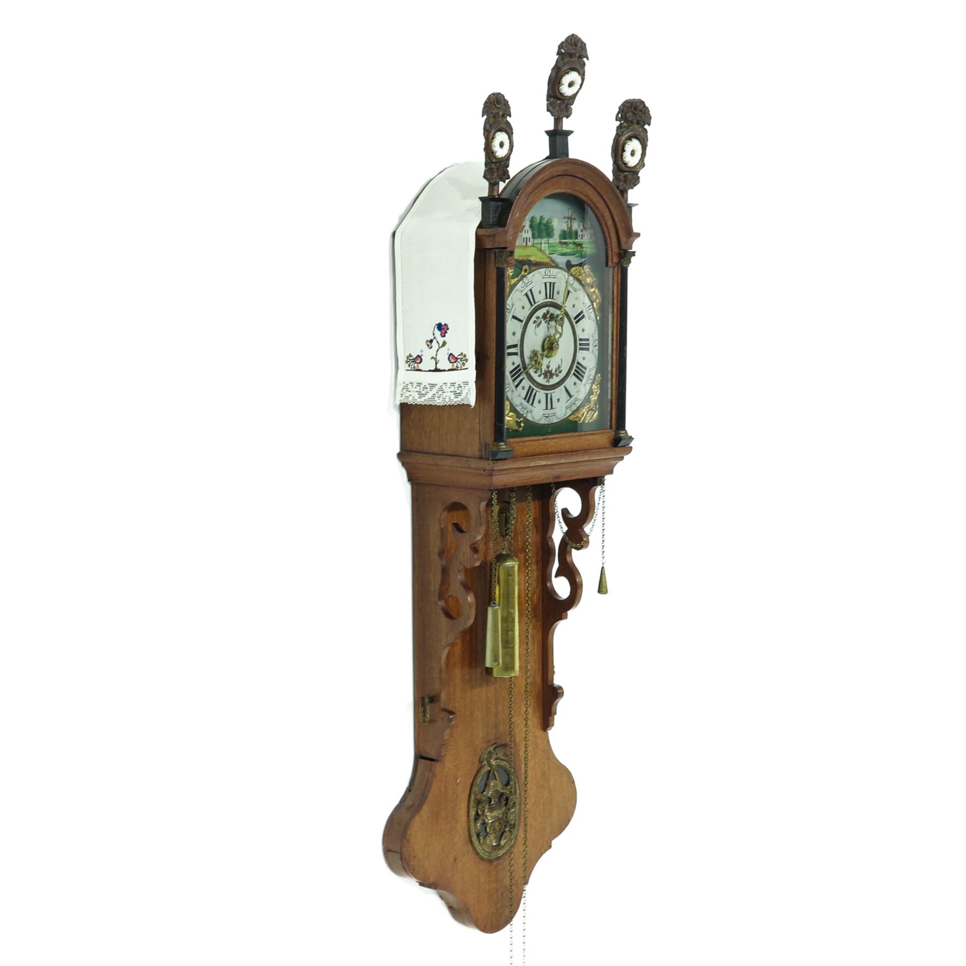 A 19th Century Friesland Wall Clock - Image 2 of 10