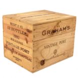 A Crate of 12 Bottles of Graham's Port