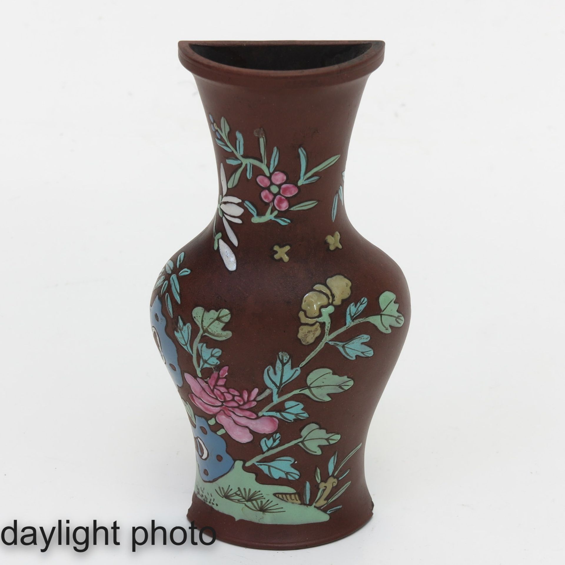 A Pair of Yixing Wall Vases - Image 7 of 9