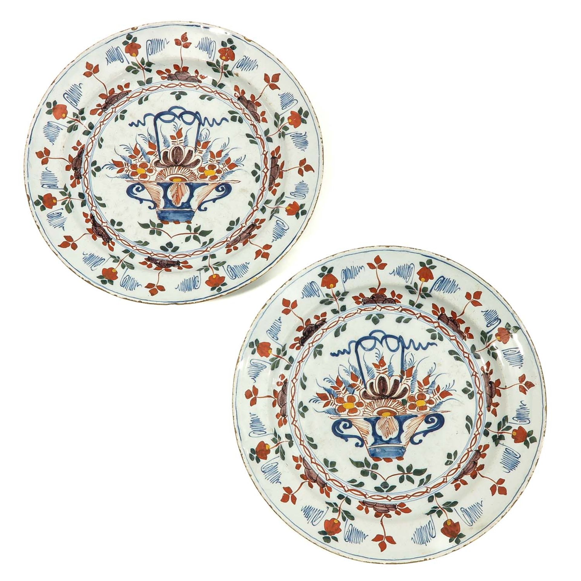 A Collection of 18th Century Delft Plates - Image 3 of 9