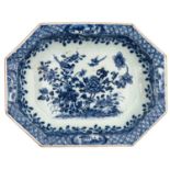 A Blue and White Serving Dish