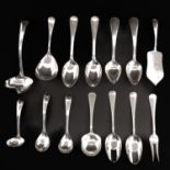 A Collection of Silver Cutlery