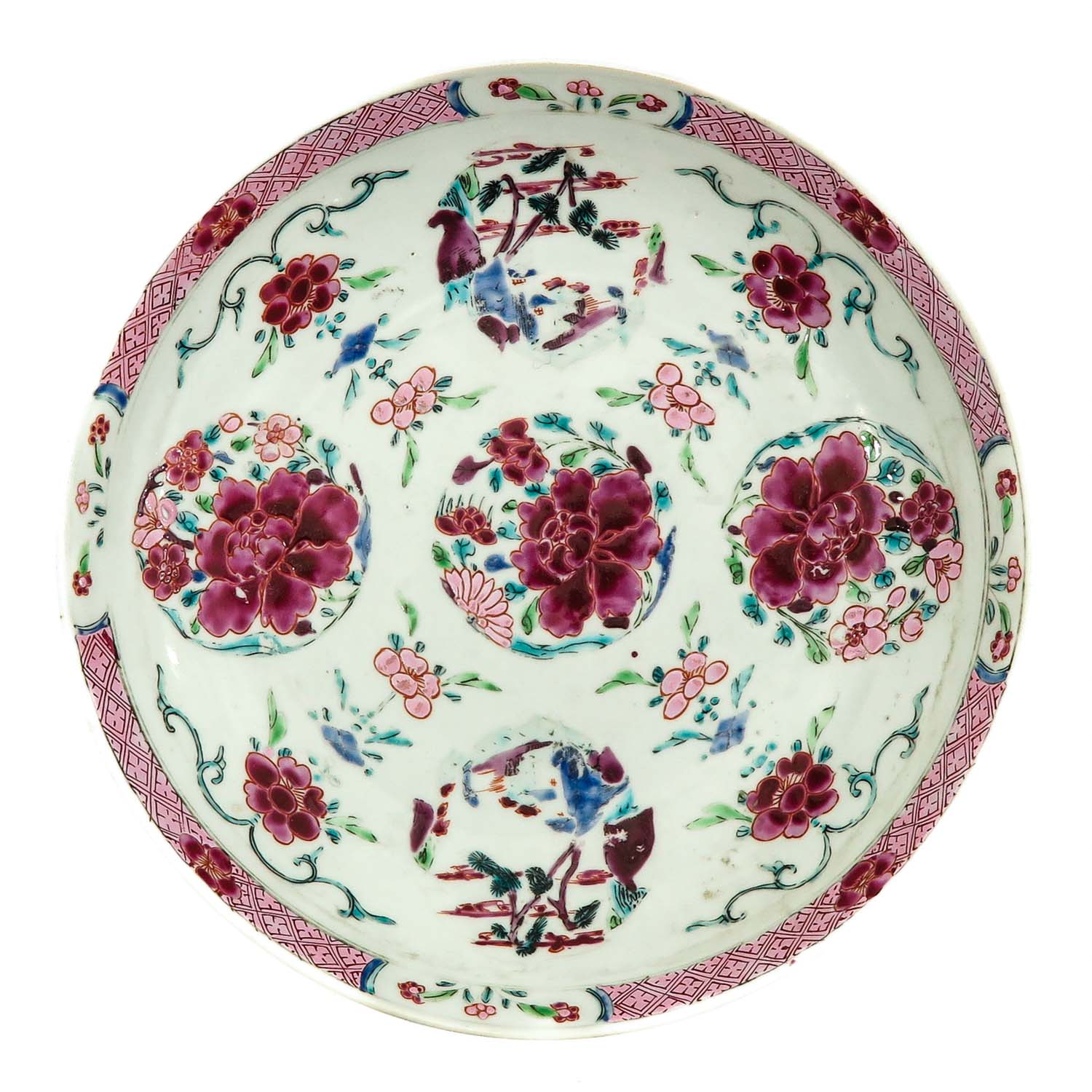 A Famille Rose Plate - Image 2 of 6
