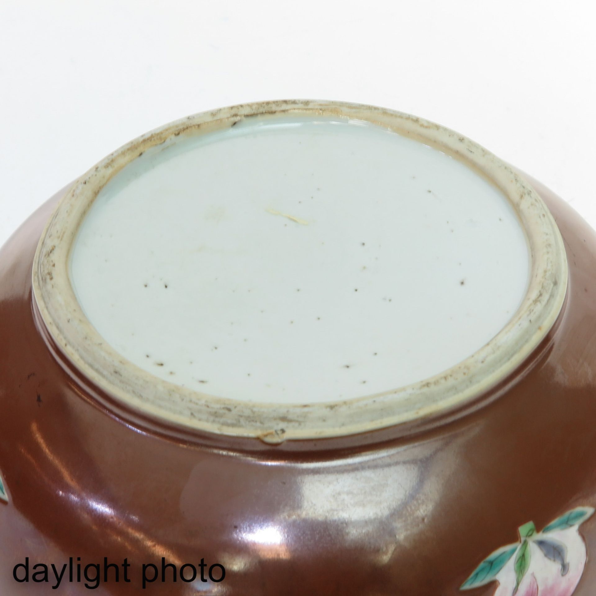 A Batavianware Jar with Cover - Image 8 of 9