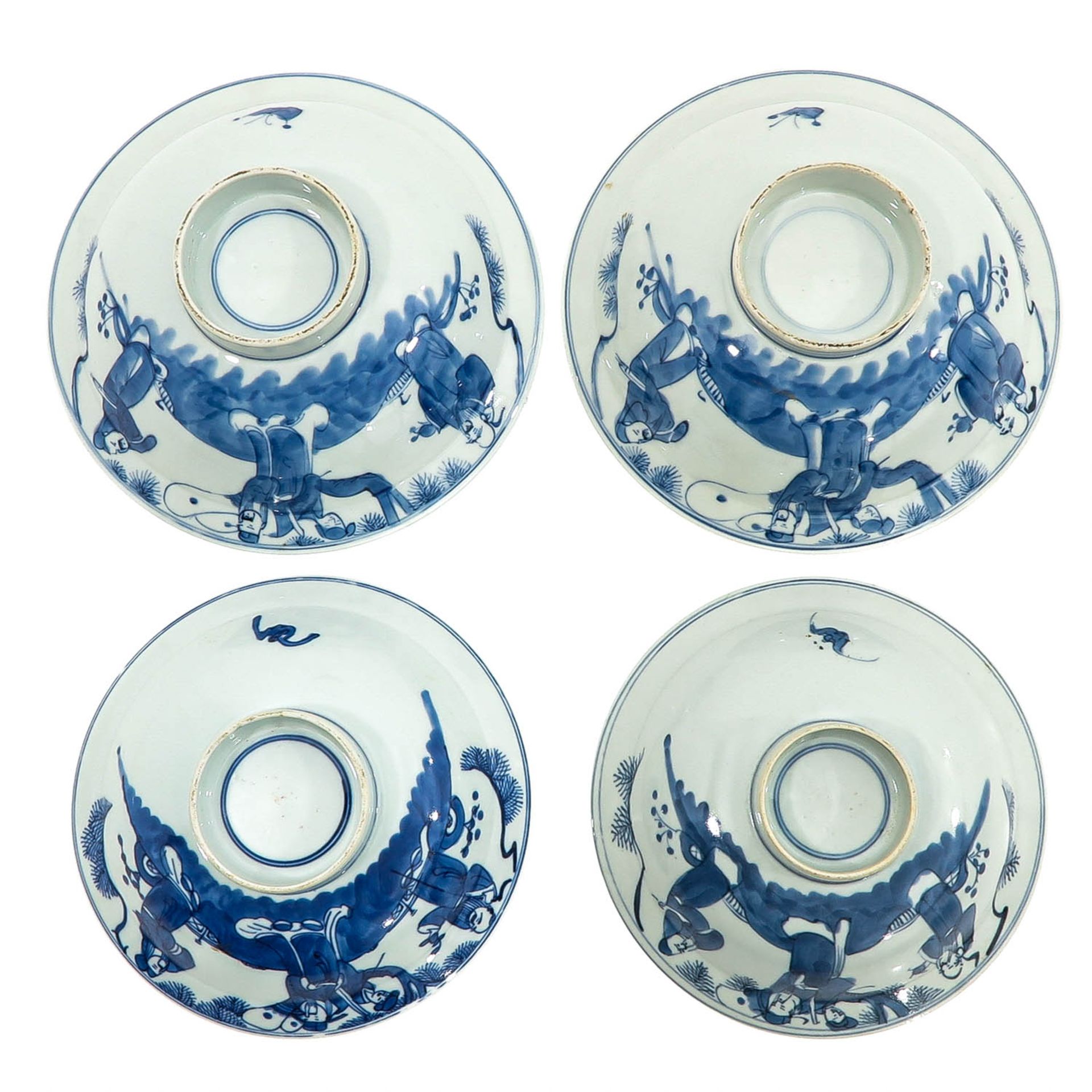 A Series of 4 Blue and White Bowls - Image 6 of 10