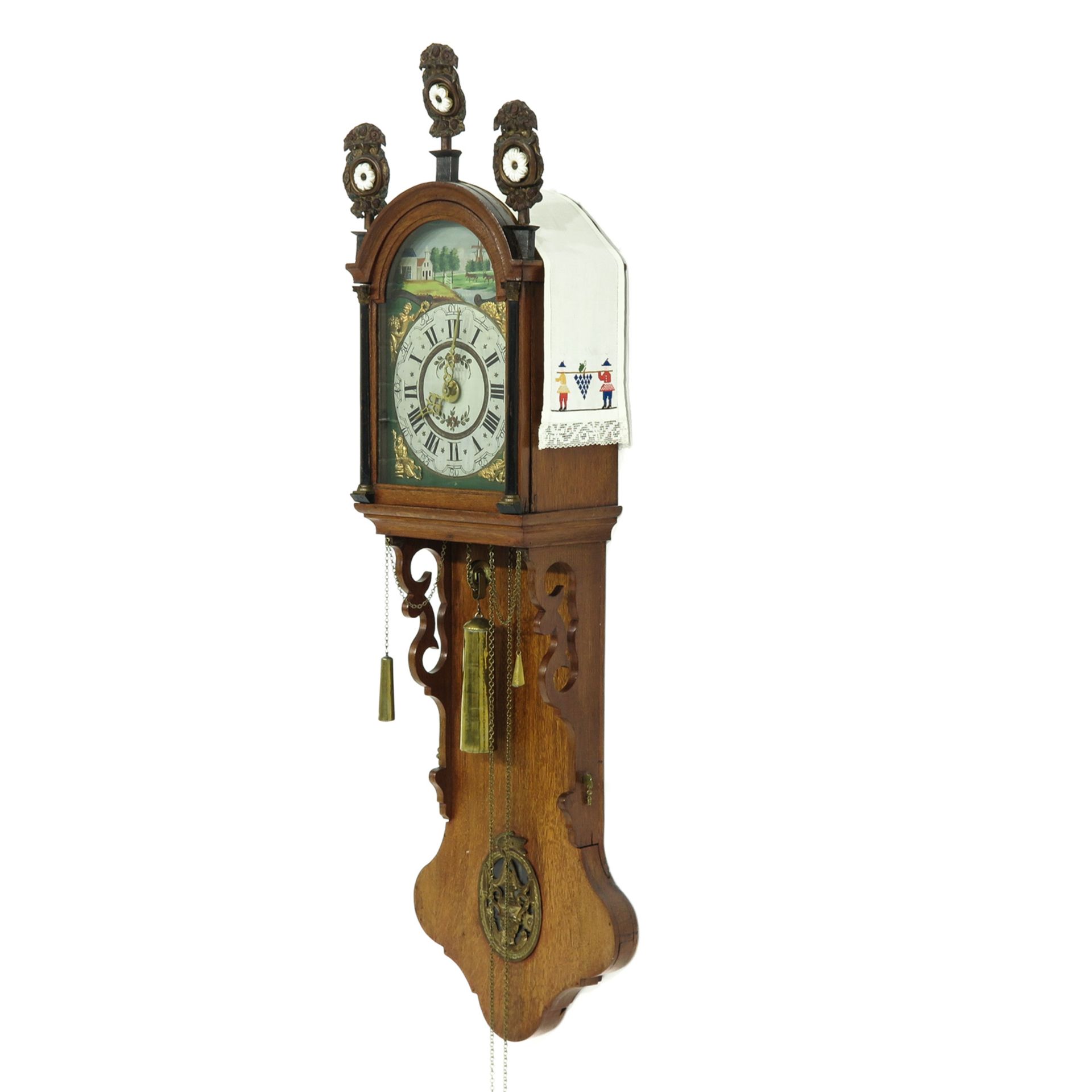 A 19th Century Friesland Wall Clock - Image 3 of 10