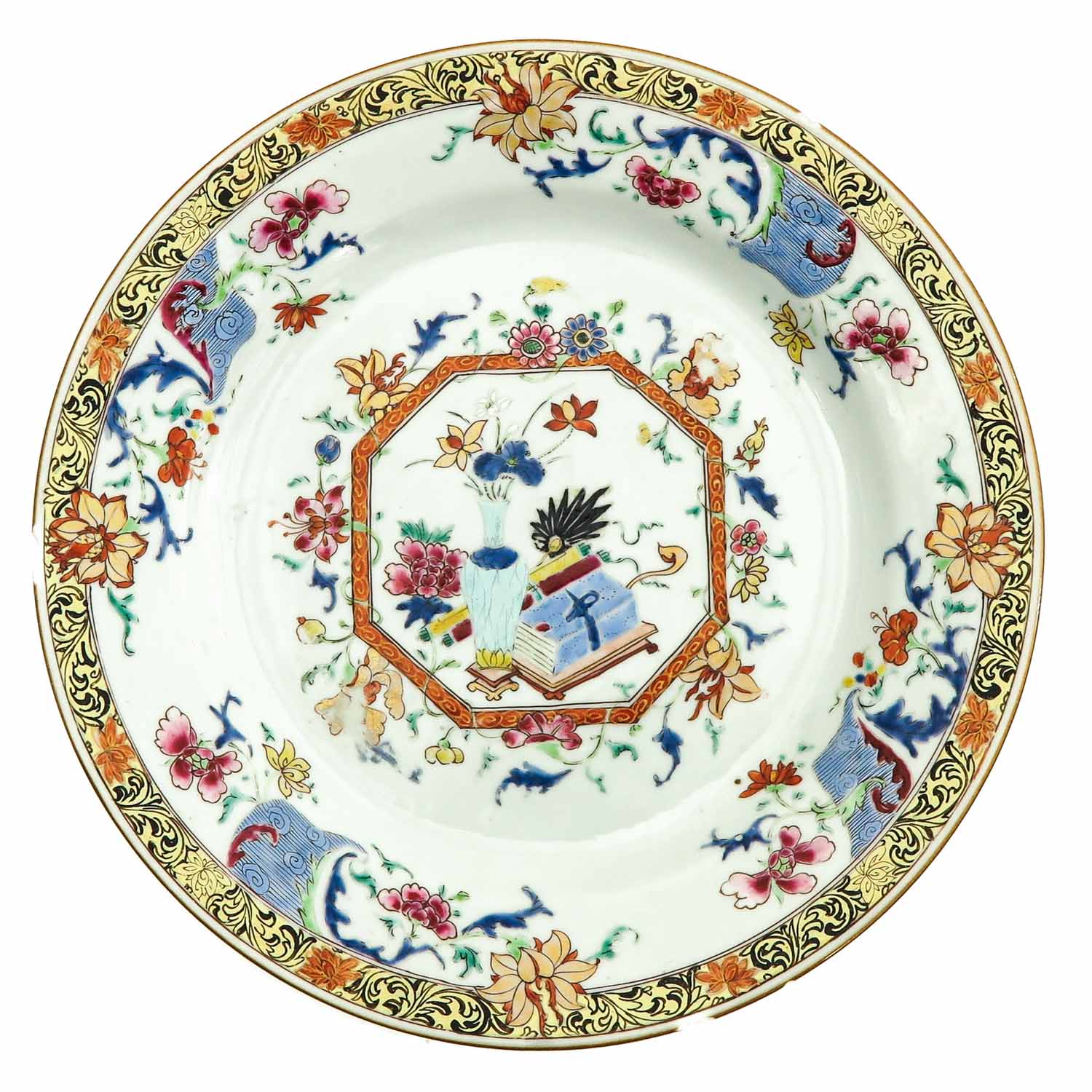 A Pair of Famille Rose Plates - Image 6 of 10