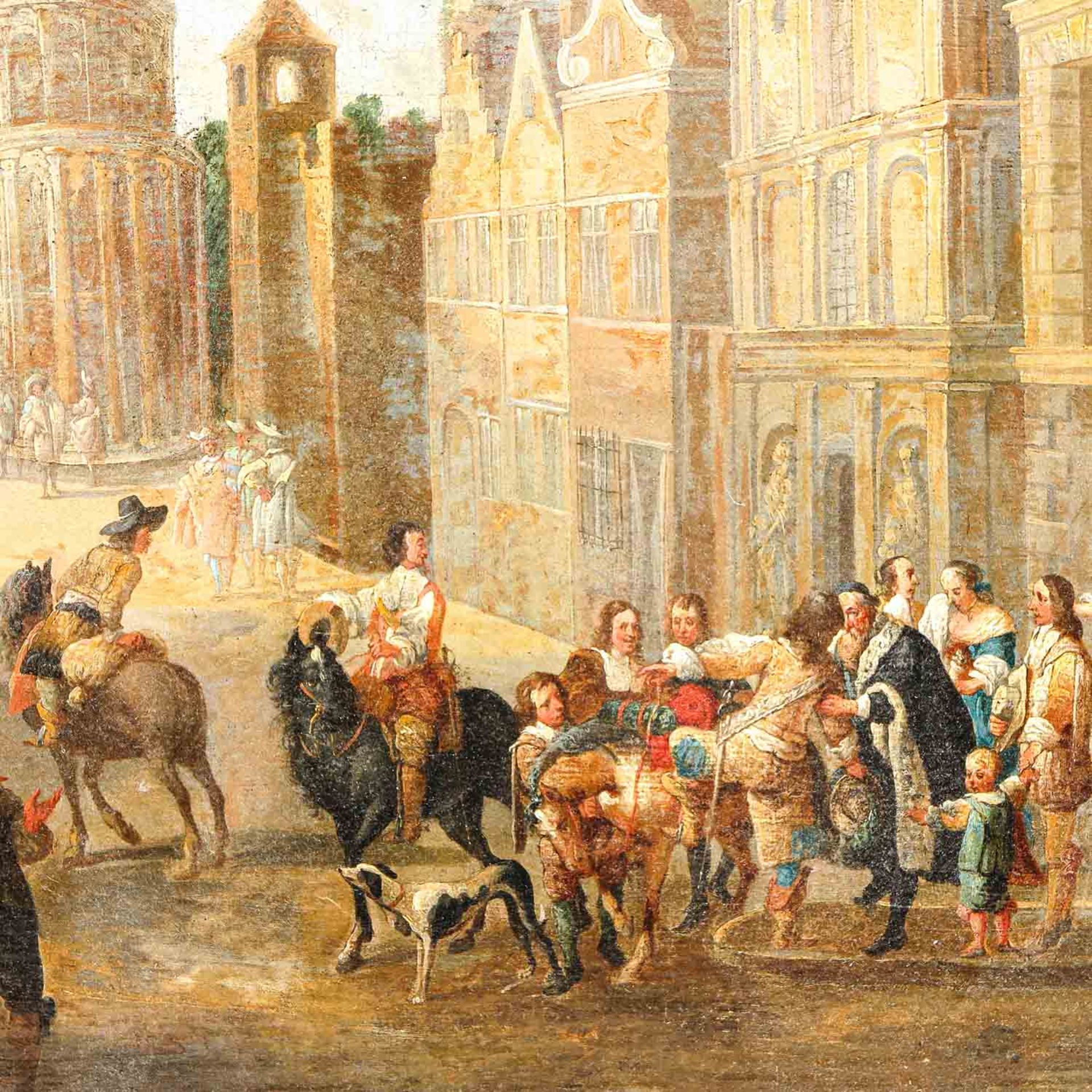 An 18th Century Flanders Paintings - Bild 8 aus 9