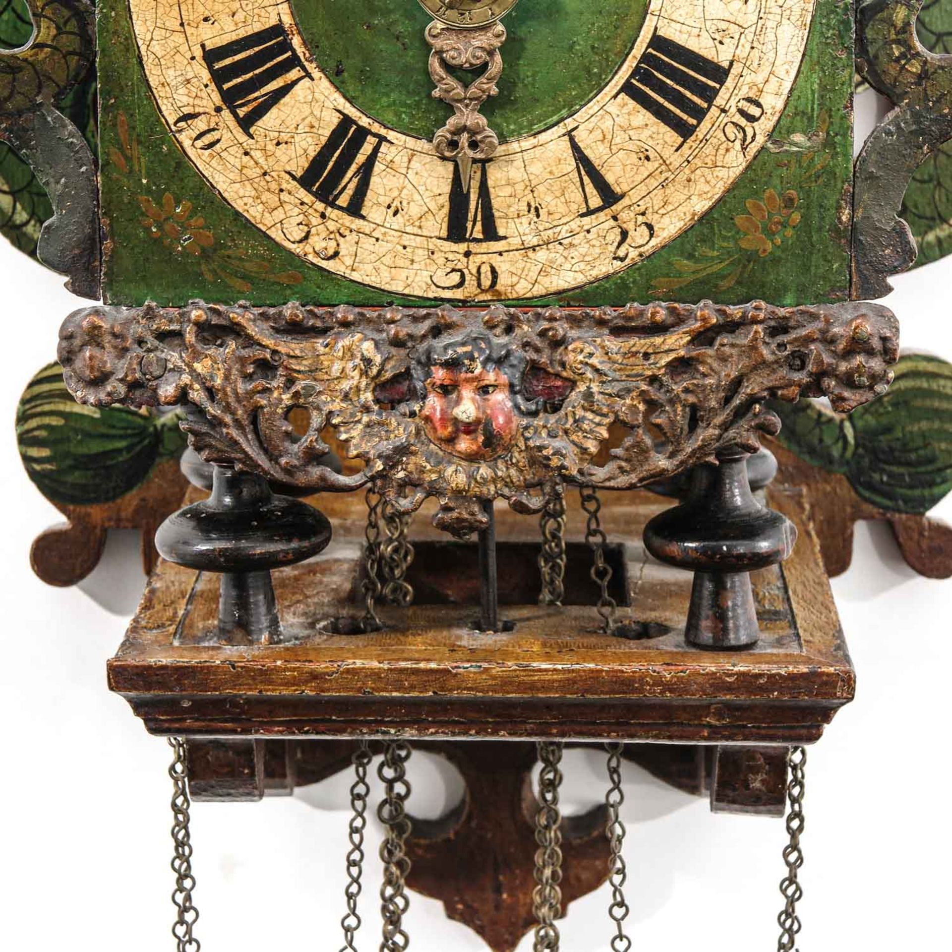 A 19th Century Friesland Wall Clock - Image 9 of 10