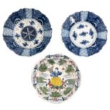 A Collection of 18th Century Delft Plates