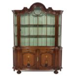 An 18th Century Walnut and Marquetry Vitrine