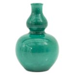 A Green Glaze Gourd Vase