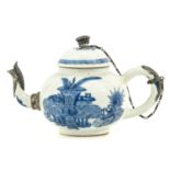 A Blue and White Teapot