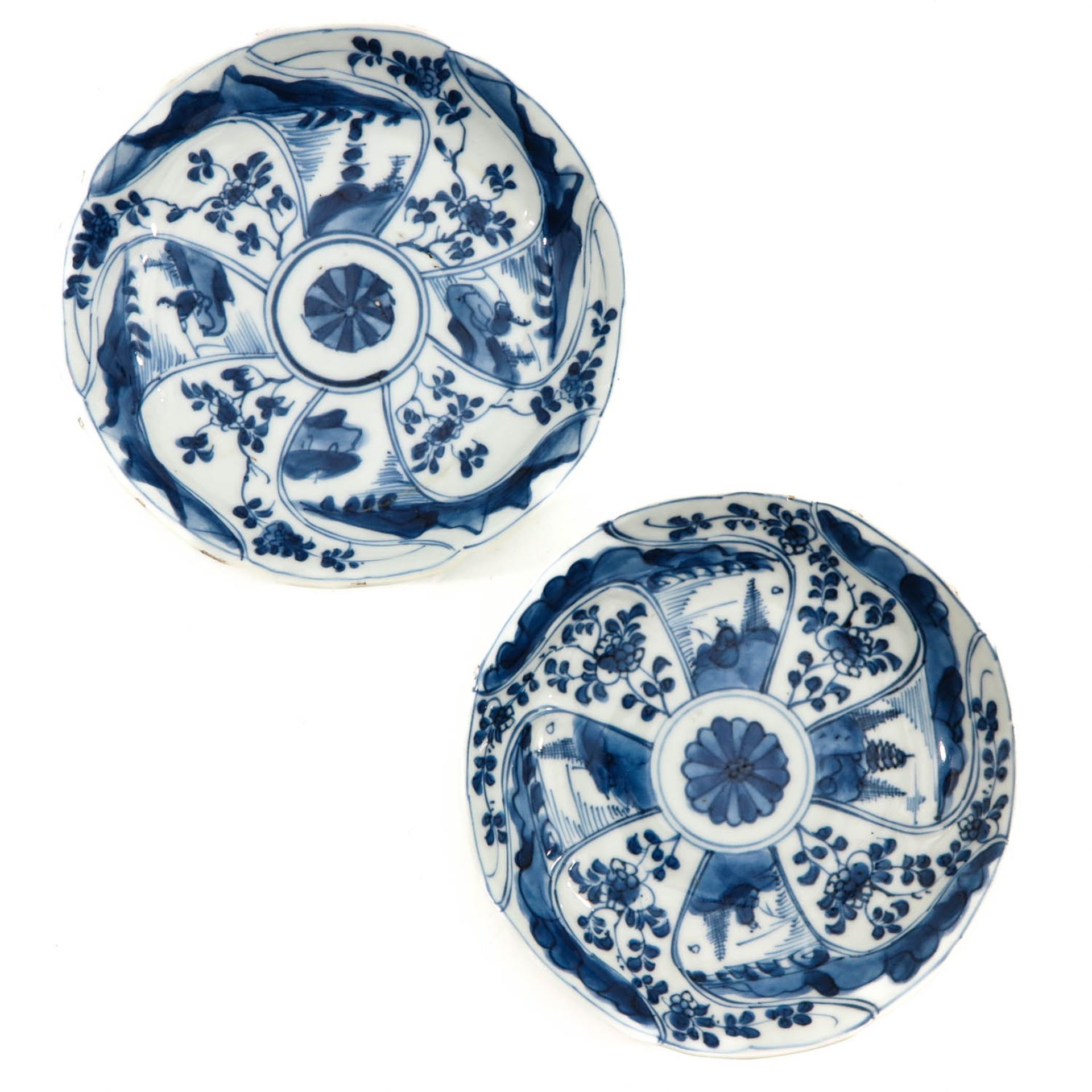 A Series of 6 Blue and White Small Plates - Image 3 of 10