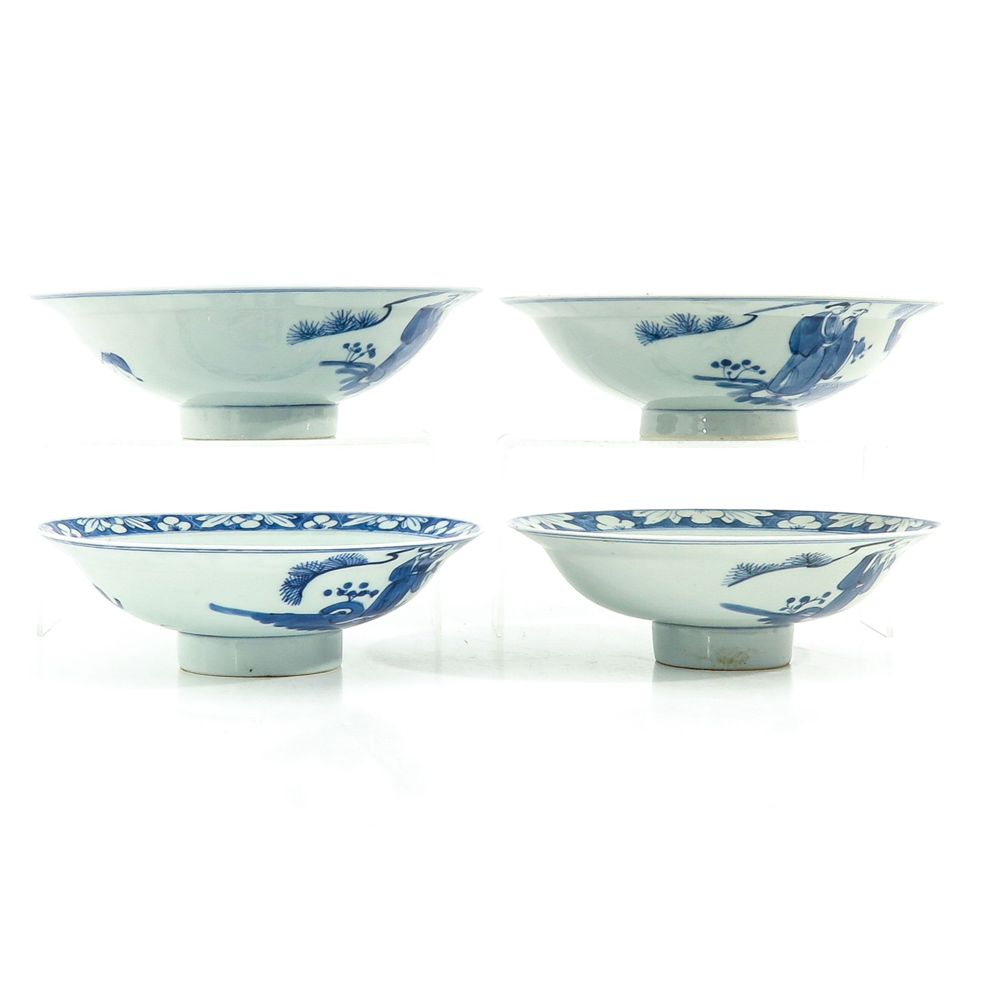 A Series of 4 Blue and White Bowls - Image 4 of 10