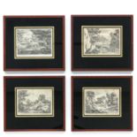 A Collection of 4 Etchings Signed Perel