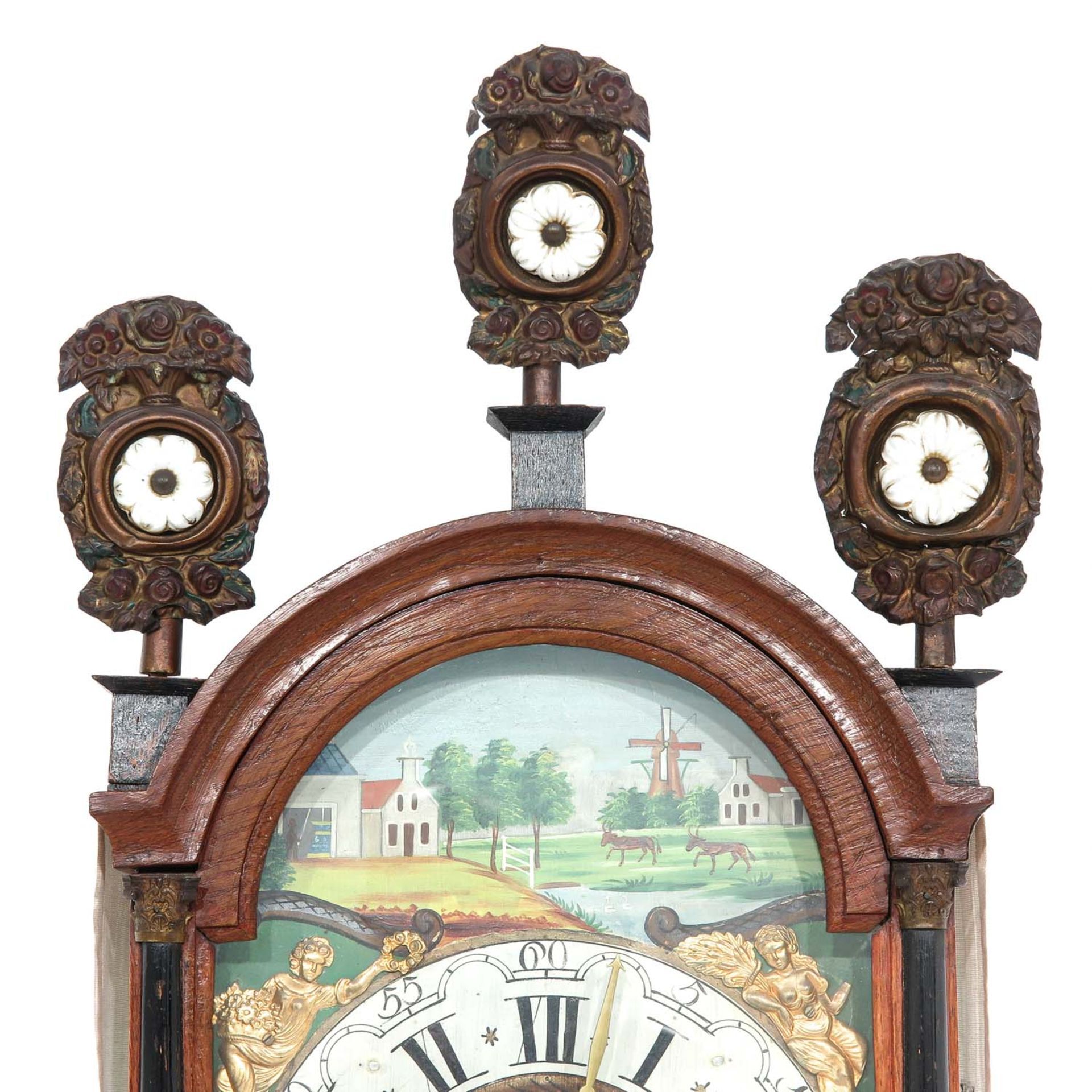 A 19th Century Friesland Wall Clock - Image 8 of 10