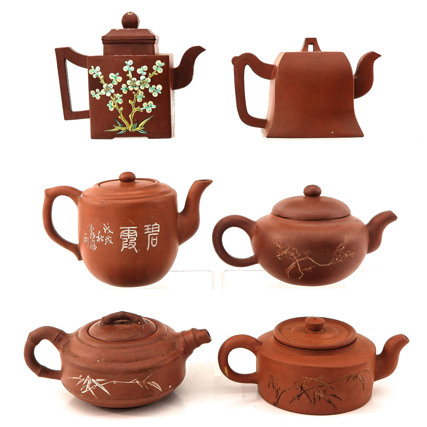 A Collection of 6 Yixing Teapots - Image 6 of 20